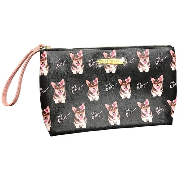 Betsey Johnson Bags Betsey Johnson Corgi Printed Pebble